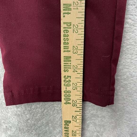 FIGS Women's Scrub Pants XS‎ Comfort Waistband Workwear Burgundy Nurse Hospital - Picture 10 of 16